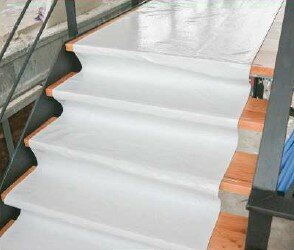 Multi Cover Air Plus, leichtes atmungsaktives Abdeckvlies zum Schutz von B&ouml;den oder Treppen 80 cm x 25 mtr