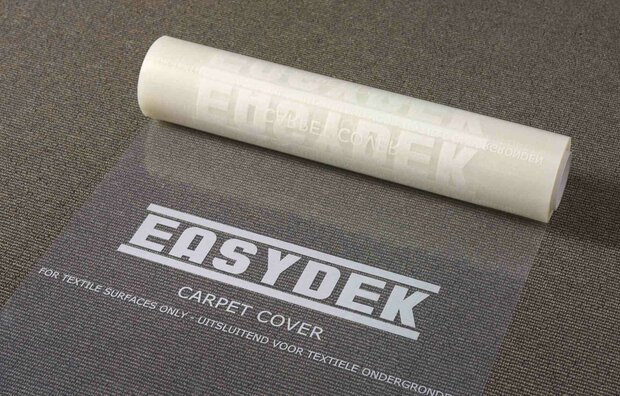 Carpet Cover, Projektrolle selbstklebende Abdeckfolie f&uuml;r Teppichboden 83 cm x 500 mtr x 100 mu