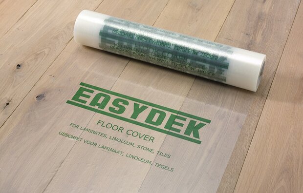 Floor Cover, Projektrolle Abdeckfolie f&uuml;r Laminat 83 cm x 500 mtr x 100 mu