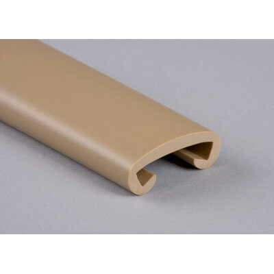 Kunststoff Flachhandlauf Klassisch F408-010 Graubeige