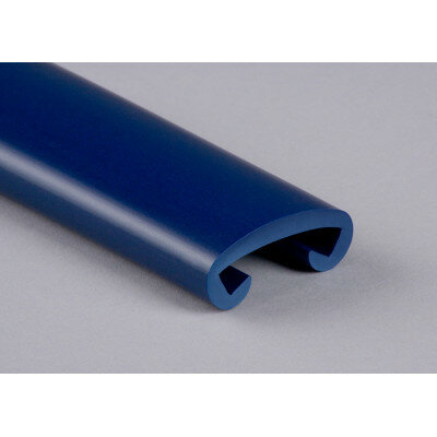 Kunststoff Flachhandlauf Klassisch F408-025 Blau Saphir