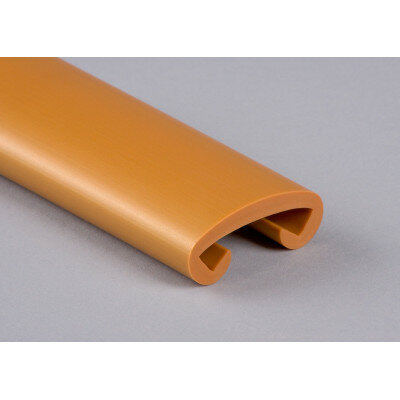 Kunststoff Flachhandlauf Klassisch F408-515 Stratos Orange