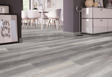 PVC vloer Pure Oak Grey - 185 x 1219,2 mm