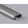 Kunststoff Flachhandlauf F308-011 Wei&szlig;-aluminium